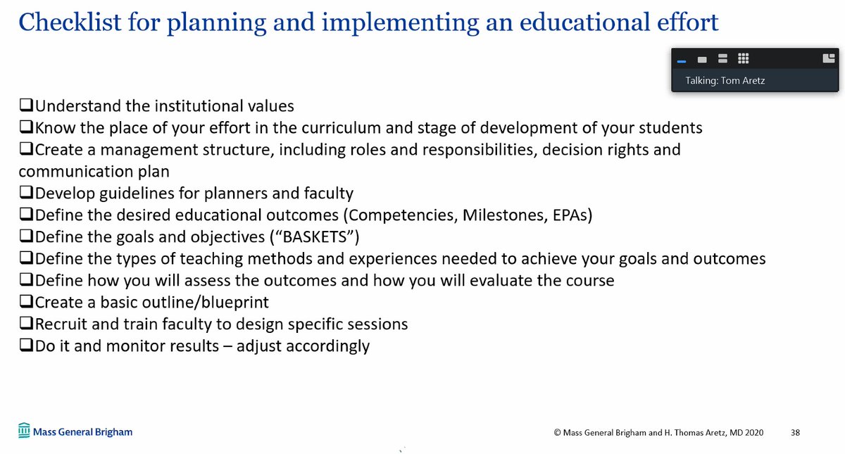 Good guidelines for designing new curricula- great tips from <a href="/HarvardMacy/">Harvard Macy</a>!
