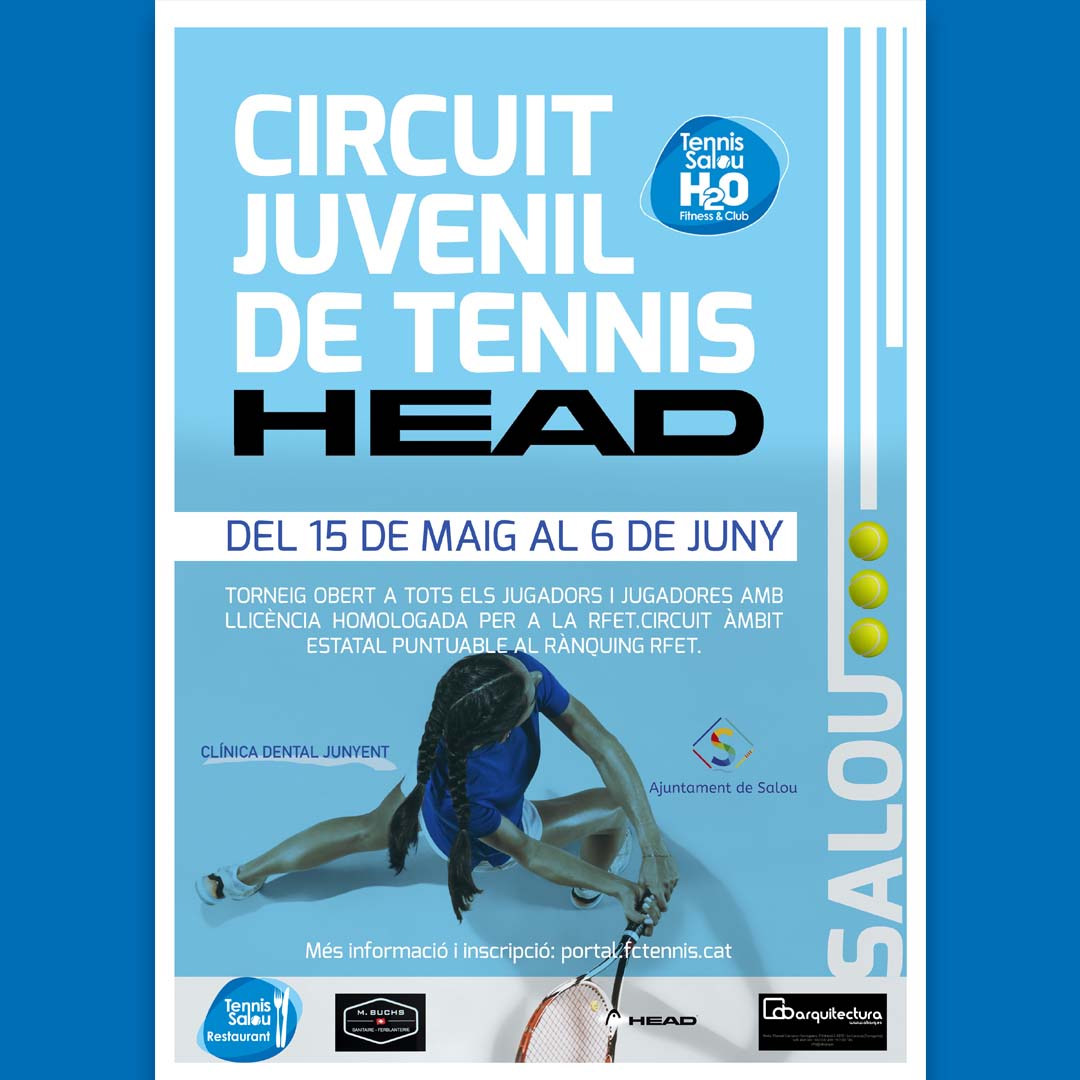 👉Últim dia d'inscripció! 🙌 Del 15 de maig al 6 de juny 🗓️, torneig obert a tots els jugadors/es amb llicència homologada per a la RFET.CIRCUIT àmbit estatal. 🔝 No us ho perdeu! 💪

#Aramesquemai #TufasH2O #H2OSalou