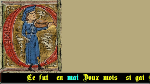 corpsyphonie's tweet photo. Deux nouvelles vidéos pour célébrer en chanson le mois de #Mai comme au Moyen Âge avec la mélodie de Moniot d'Arras ses #partitions et ses #paroles en français d'aujourd'hui et dans dans la langue de l'époque :
https://t.co/dAKC1U58q2
#culture #française #chant #musique https://t.co/xXav96KoK9