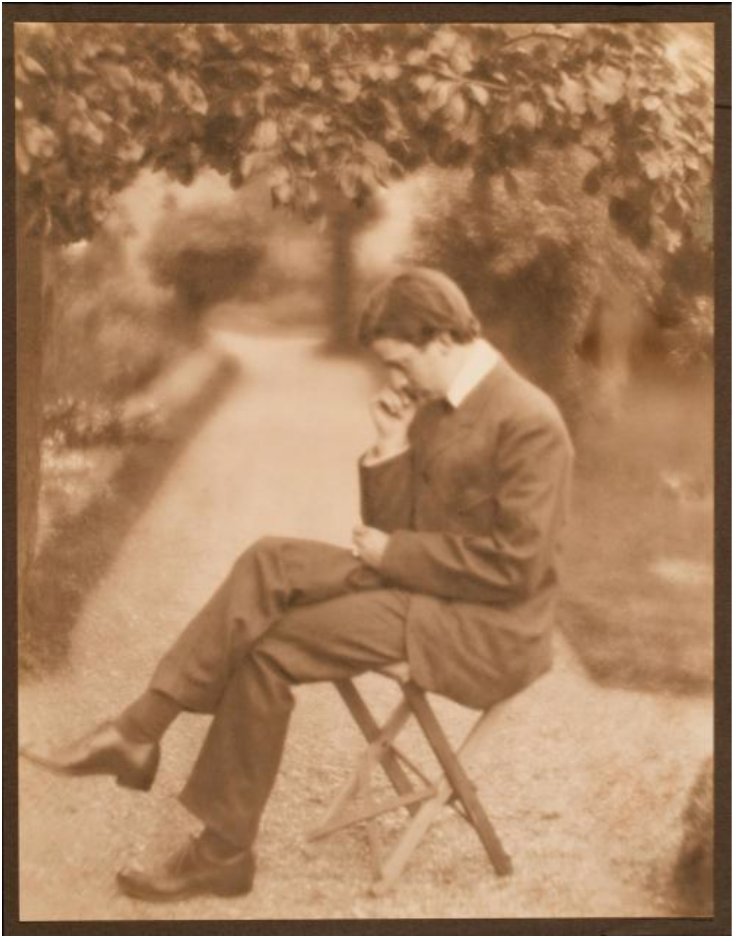 One more portrait of Alvin Langdon Coburn taken by George Bernard Shaw, c. 1906 @EastmanMuseum