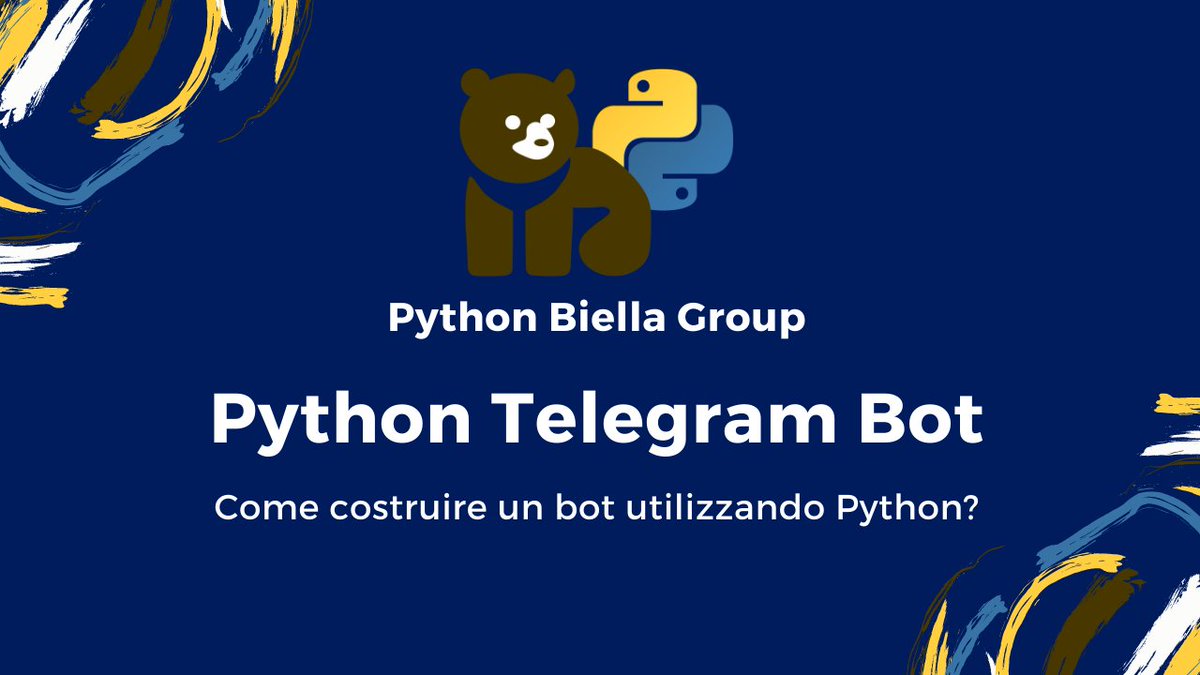 djangogirlsIT's tweet photo. 📢  Stasera alle ore 21.00 si svolgerà un bellissimo evento della community #PythonBiellaGroup su come realizzare un bot per telegram utilizzando #Python 👩‍💻🐍👨‍💻 Se siete interessate/i a partecipare, scriveteci in privato e vi daremo tutte le istruzioni. https://t.co/Scul7Ow1dT