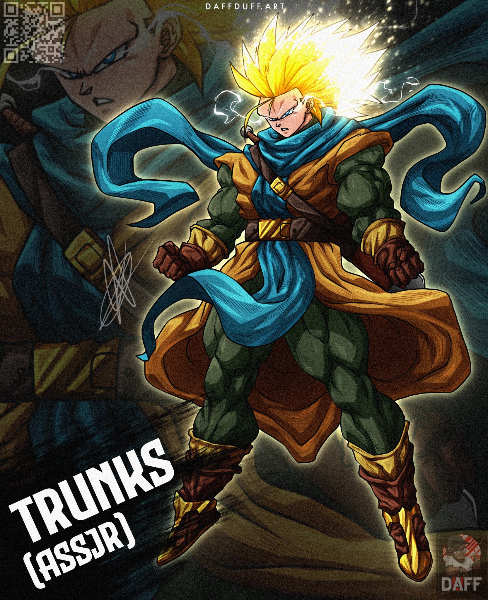 Super Saiyan Trunks… Art by me, I hope you all like it! : r/dbz