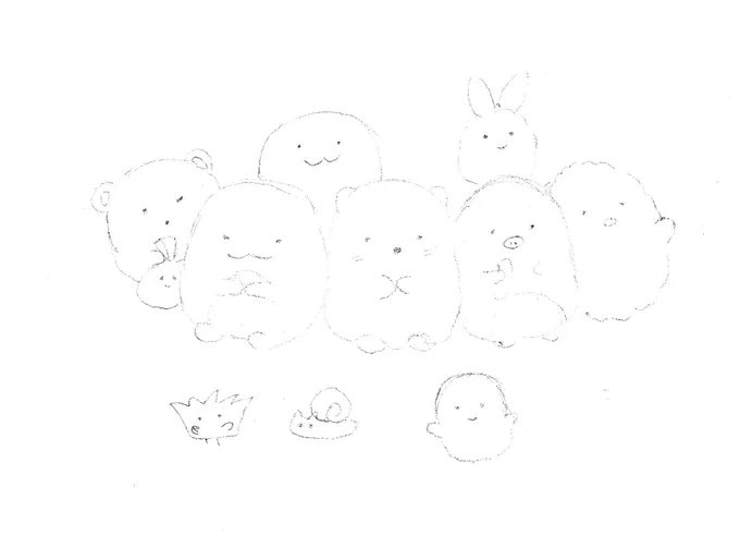 経験値の少ない私にはその辺のあんばいがよくわかってないんですね
けど
今回はなんか気負わなく自由に描けた気がします
ラフで少し考えただけでした
余裕ができたので娘に頼まれてた「すみっこぐらし」を
描こうかと思います
やっぱり
自分の楽しい物を描くのが1番ですね(*^-^*)
ファンアート 