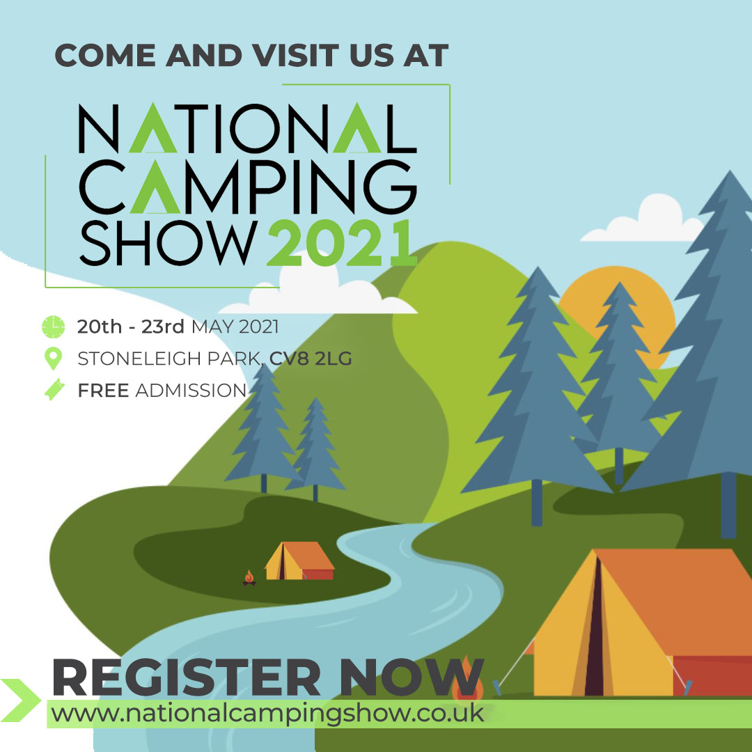 Camping Magazine (@campingmagazine) on Twitter photo Will you be heading to the <a href="/CampingShowUK/">National Camping Show</a> at Stoneleigh Park from May 20-23, 2021? We'll be there so make sure you come and say hi đź‘‹ to the Camping team, and check out our fab show offers!
Register here for FREE entry: nationalcampingshow.co.uk/visit/ Will you be heading to the <a href="/CampingShowUK/">National Camping Show</a> at Stoneleigh Park from May 20-23, 2021? We'll be there so make sure you come and say hi đź‘‹ to the Camping team, and check out our fab show offers!
Register here for FREE entry: nationalcampingshow.co.uk/visit/