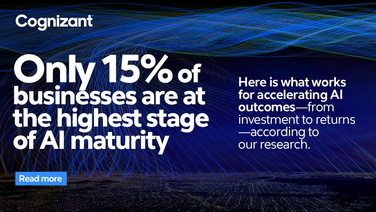 Cognizant's tweet image. 2020 was the tipping point for #AI—leading to better decisions amid fast-changing and unknown information models. Learn more from @bretgreenstein in @Forbes. cogniz.at/33CNfT7 #BeCognizant #futureofwork