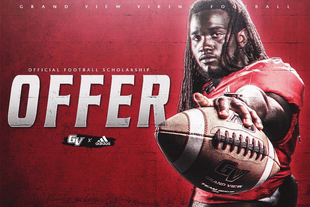 Blessed and thankful to receive a offer from <a href="/coachdfulton/">Derek Fulton</a> and <a href="/GVVikingFB/">Grand View Football</a>!