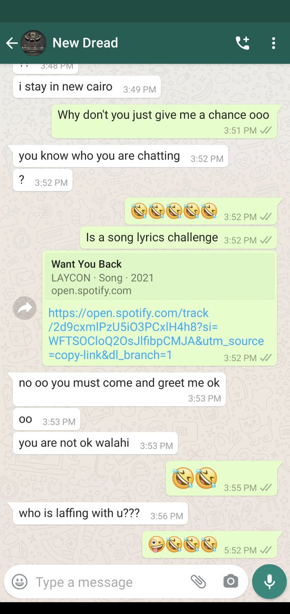 unstoppableenny's tweet photo. This is the third person
My new hair stylist
We met 4month ago
😂😂😂😂😂😂
The challenge is sweeten my day🤣🤣😂💯
#WantYouBackChallenge 
#WantYouBackChatChallenge https://t.co/T0JO4Unkb6