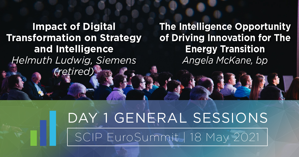 SCIP's tweet photo. How do you develop and adjust #strategy for a digital age? Join us for Dr. Helmuth Ludwig's keynote at #SCIPEuro, where we’ll cover the impact of #DigitalTransformation on strategy development and intelligence & more. Time is running out - register today!https://t.co/q7i1GDn5w9 https://t.co/gOTWO1Szde