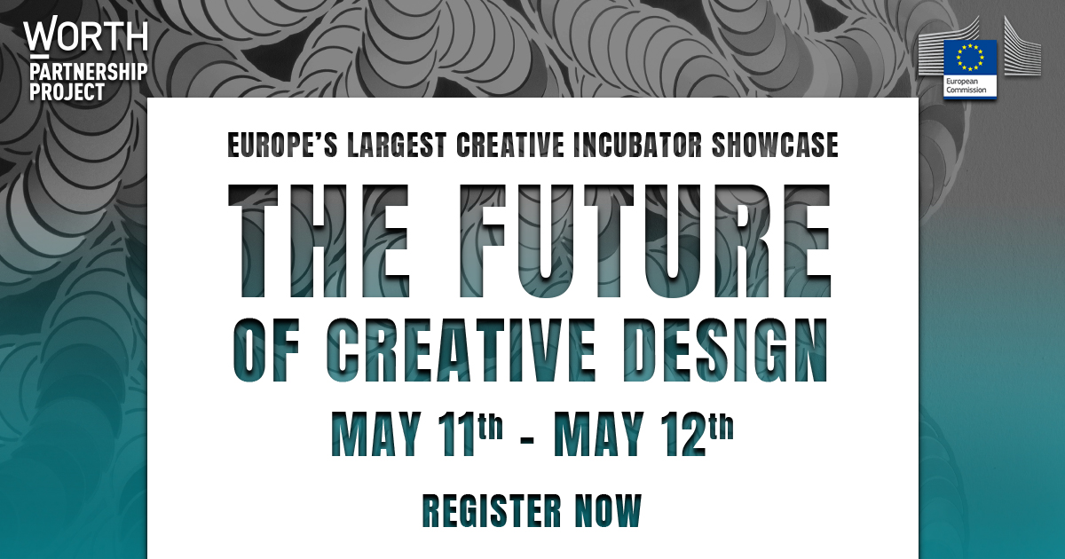 WORTHProject's tweet photo. It’s just one day to “The Future of Creative Design” the event that will allow you to discover what the future of European creativity will be. International guests, and exclusive panels will give you an overview of what's next. Join us! https://t.co/rHf0hWm9cv #WORTHFutureDesign https://t.co/K52KjZtNml