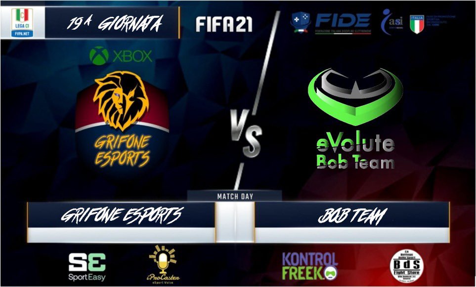 GrifoneSports's tweet photo. 👊 MATCH DAY!
🏆 #FVPA
🆚 #BobTeam
🗓️ 10/05/2021
⏲️ 22:30

🔴🔵 #ForzaGrifone 🔴🔵
#OnoraLaMagliaVinciLaBattaglia 
#GRF #proclub #FIFA21 #XBOX https://t.co/KJSJrtyKDv