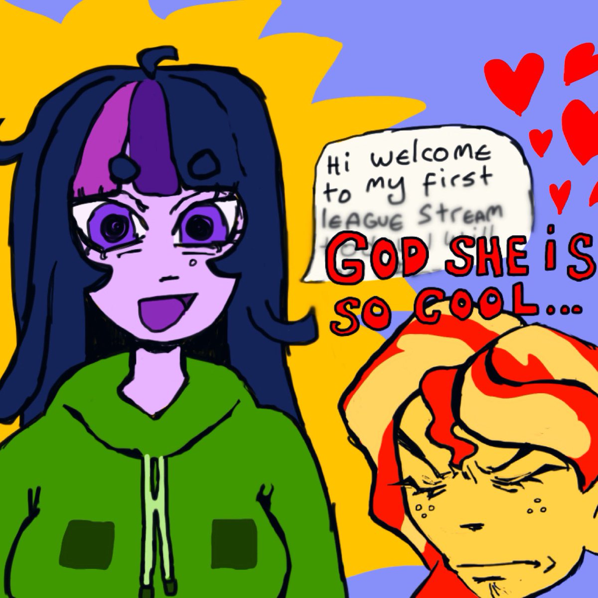 ponywizardry's tweet photo. gamer twilight my beloved https://t.co/xzwEnIYp6e