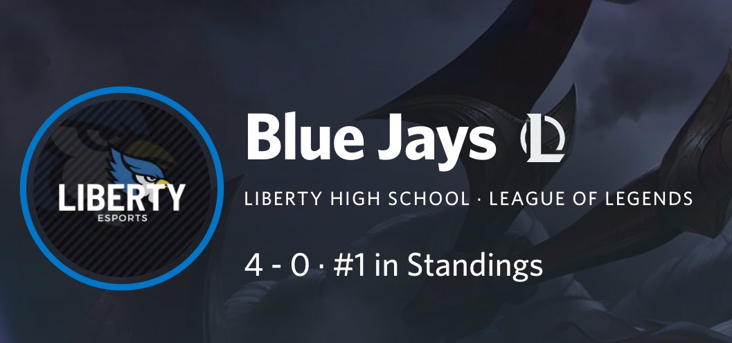 Round 3 of the playoffs. Today at 4:00 pm.  Watch live at twitch.tv/libertyhs_espo…