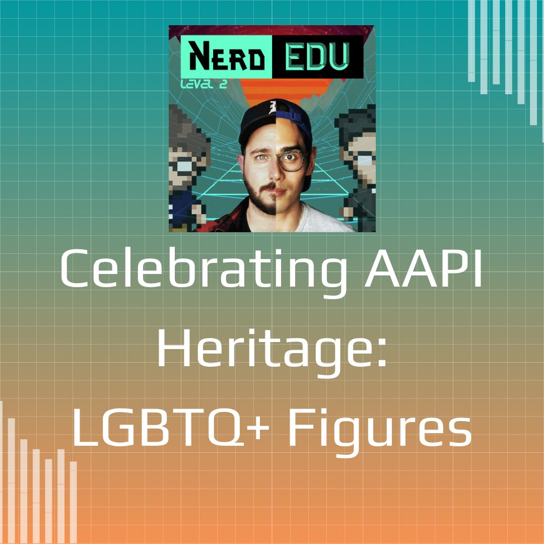 NerdEdu_Podcast's tweet photo. Celebrating AAPI Heritage: LGBTQ Figures: In the Asian community, coming out is often associated with shame &amp; dishonor. However, with any struggle comes triumph as seen by these individuals who defied cultural norms to stand up for their true selves.#NerdEDU #AAPIHeritageMonth https://t.co/sp2uCyQn3i
