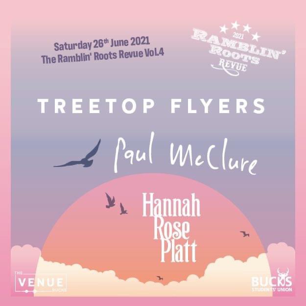 Well it’s definitely happening, see you there?! 🍺 

🔈 TICKETS AVAILABLE NOW  🔈

Grab tickets for the amazing Treetop Flyers, Paul McClure and Hannah Rose Platt at the awed-winning Bucks SU on Saturday 26th June 🎫 

Just £15! bit.ly/2SIDWzb