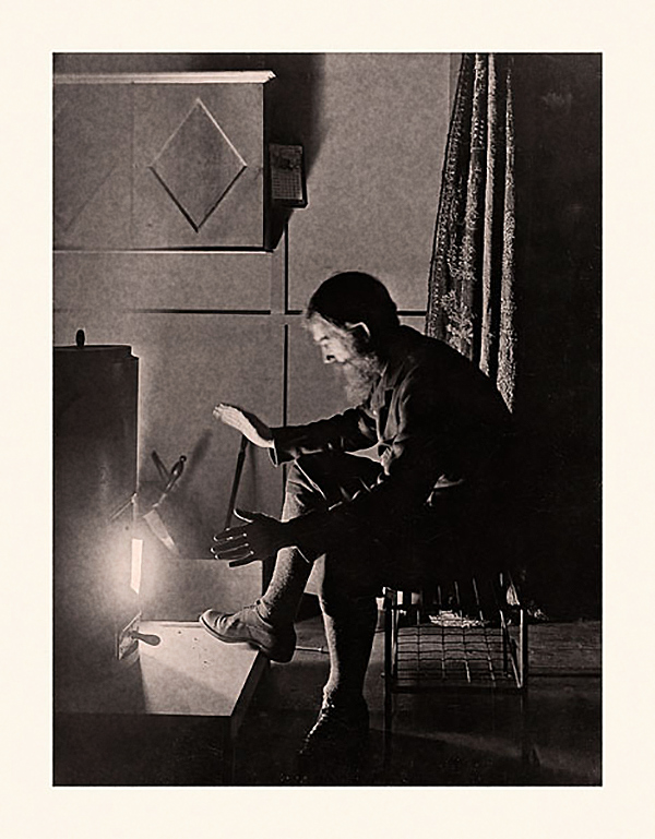 Many of Shaw's photos were experiments with light. I especially like this self-portrait.