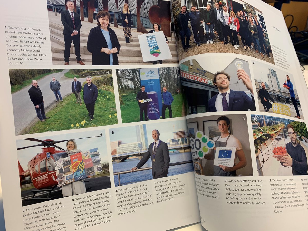 We are delighted to be featured in this months issue of @UlsterBusiness magazine for our new partnership with @DiscoverCAFRE #partnership #packagingtechnologists