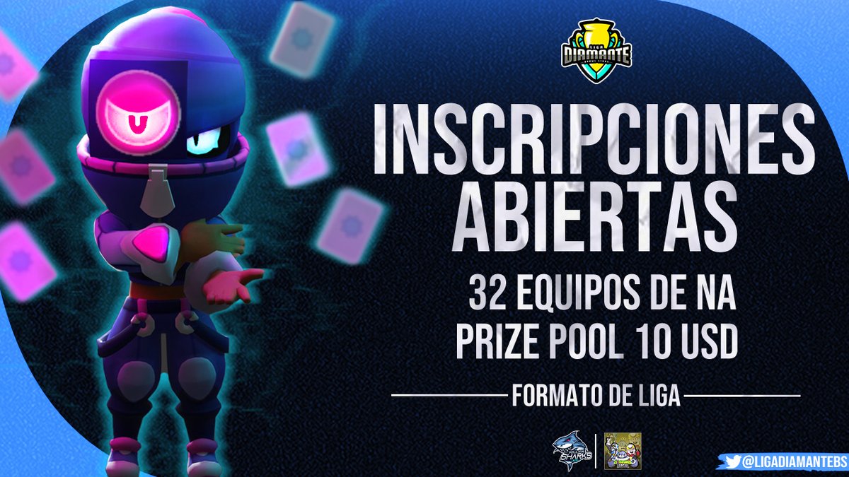Requisitos:
💎 Dar fav y rt a esta publicación 
💎 Conseguir 7 RT mencionando a su equipo 
💎 Mencionar a 2 equipos 
💎 Dar fav a nuestras ultimas 5 publicaciones 
💎 Seguir a 
@LigaDiamanteBS 
<a href="/KS__eSports/">KS Esports</a> 
@league_ks 

Una vez completados los requisitos enviar pruebas al MD 📧