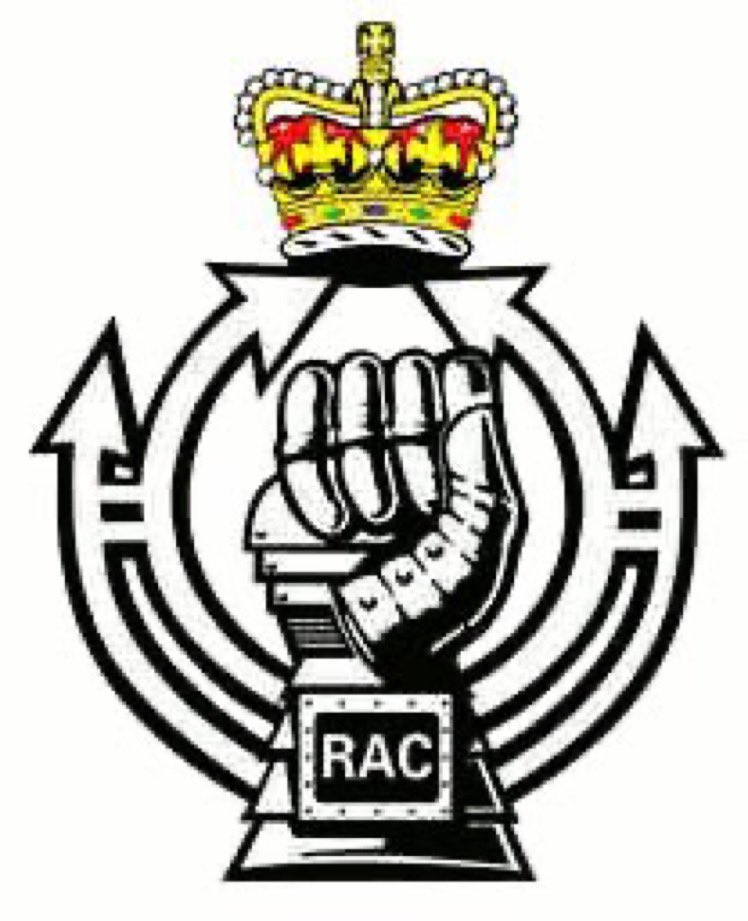 Hoy se ha creado el #RoyalArmouredCorps (RAC). Aporta la capacidad de blindaje del sistema del ejército británico, con vehículos como el #Challenger2Tank y el #Scimitar. Combina regimientos de la caballería de la línea que se había mecanizado con el #RoyalTankCorp.