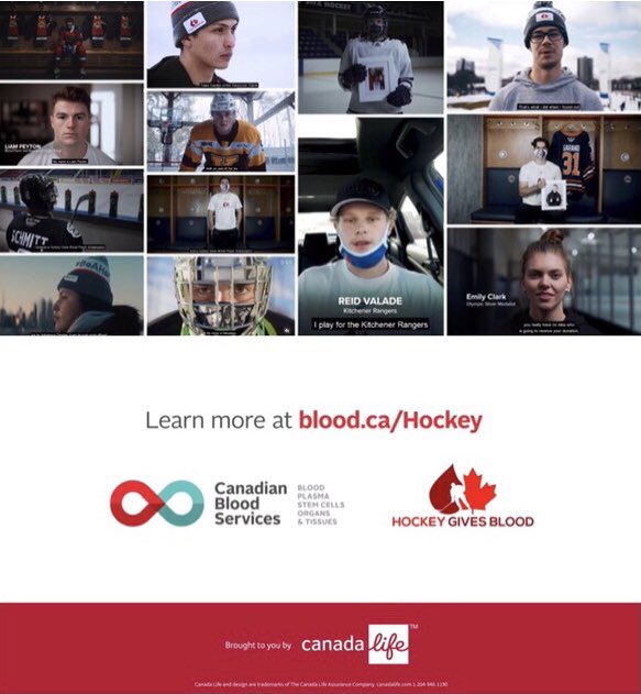 This past year @canadalifeco provided many new opportunities to support patients who rely on @CanadasLifeline . Thank you Canada Life for investing in the lives of Canadians through hockey. @CHLHockey @HC_Women @PWHPA @USPORTSca @dscdejong3 @LPeyton78 @braydenschmitt4