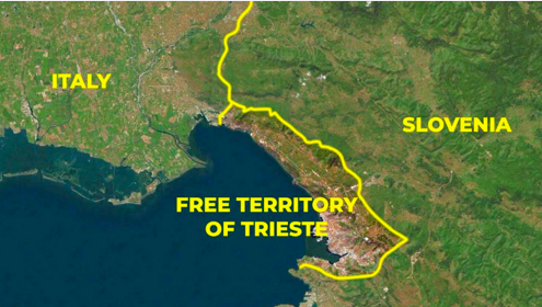 TriesteLibera's tweet photo. #Trieste | #Triest | #Trst: 
#Stato e #portofranco | #Država in #ProstaLuka | #Staat und #FreiHafen | #State and #FreePort:
#ThreeSeasInitiative https://t.co/WTnzYFO7r8