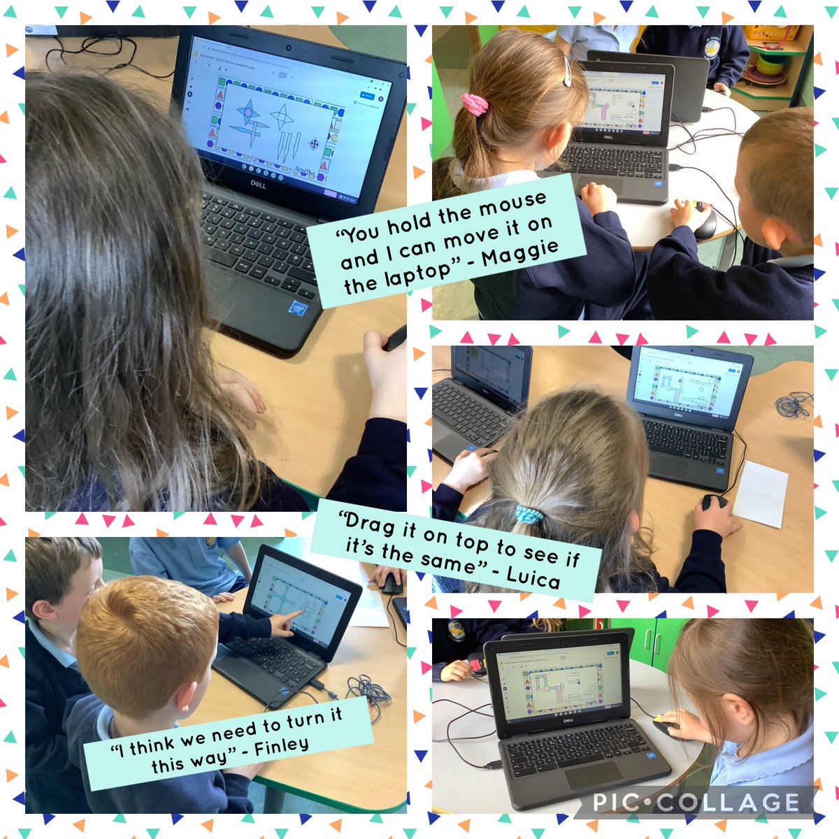 Communication, collaboration, creativity and critical thinking were all involved in this afternoons ‘Copy Cat Shapes’ activity 👩🏻‍💻🧑🏻‍💻 #stppsUICT