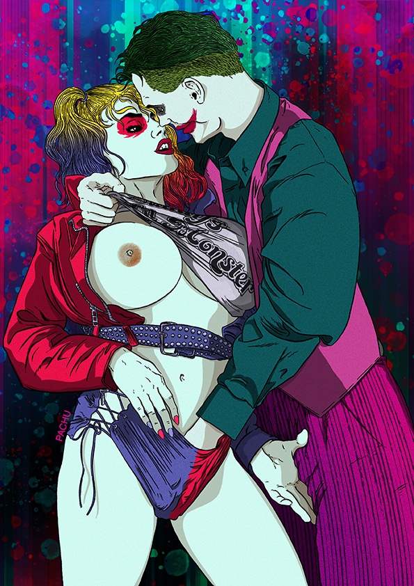pachumtorres's tweet photo. Joker &amp; Harley https://t.co/PEeIPly7Df