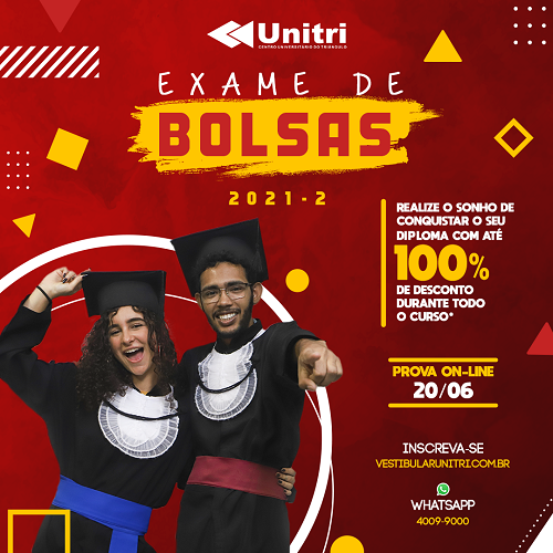 UnitriAsoec's tweet photo. Exame de Bolsas para ingresso no segundo semestre com inscrições abertas - https://t.co/JlXz55Nppt https://t.co/aldRQEiq9c