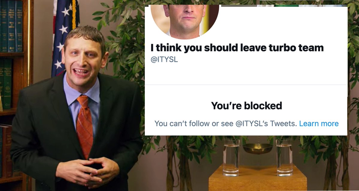 Has this ever happened to you?  You share your fan art and tweets to the #ITYSL community and you get blocked by the <a href="/ITYSL/">I think you should leave turbo team</a> mod, then you realize that your account has been replaced by a joke account that's just for farts.  Will <a href="/ITYSL/">I think you should leave turbo team</a> unblock us?
<a href="/ITYSL_memes/">I Think You Should Leave memes 💦🥩</a> 
#FreeSwayzine