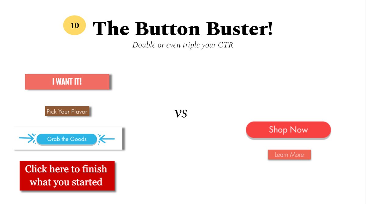 10/ The Button Buster: Double or even triple your CTR