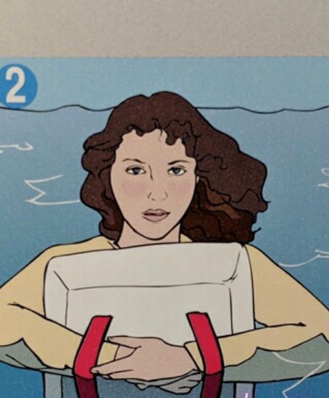 who illustrates airplane safety manuals and can i commission them for album art?