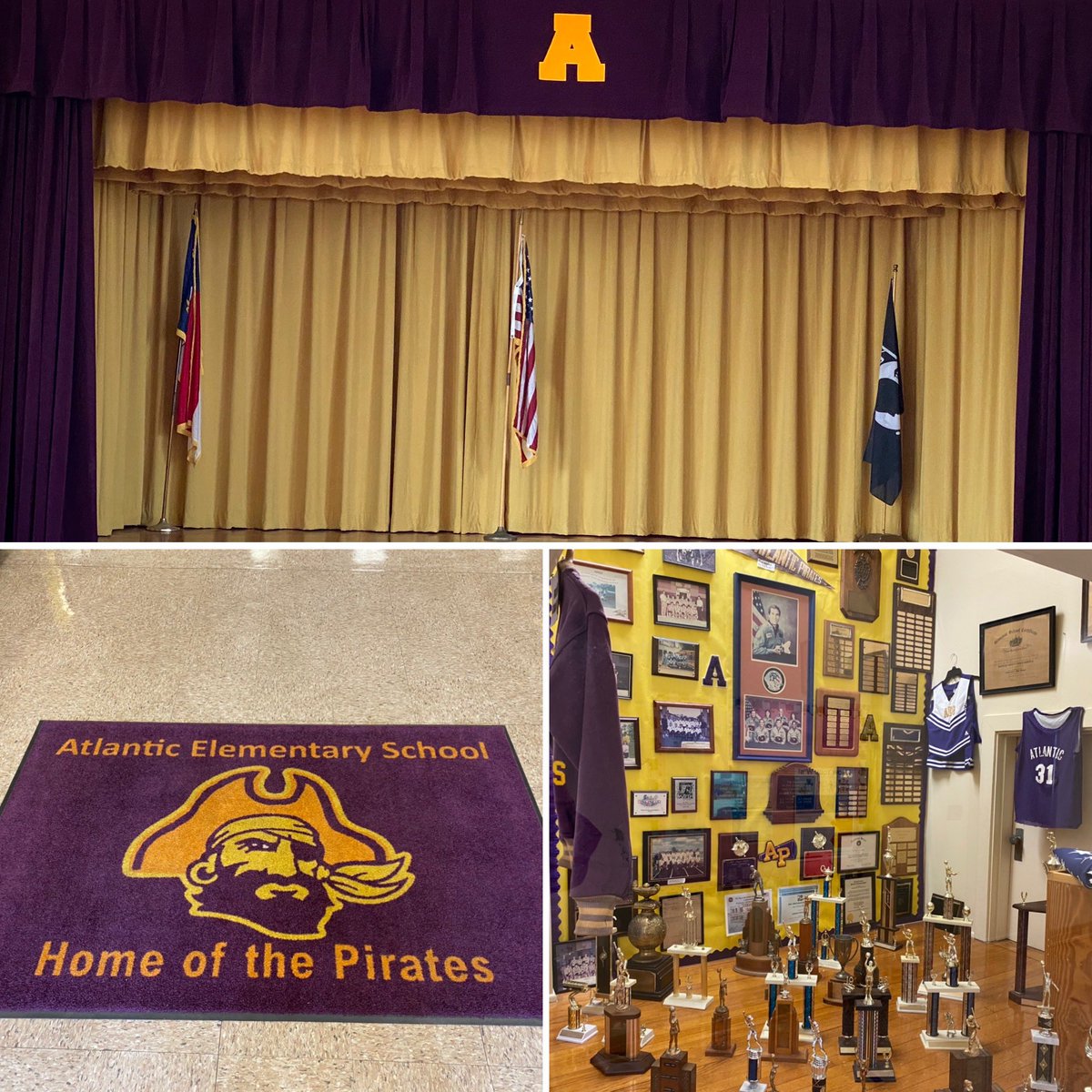 The pride of the Atlantic Elementary Pirates shows throughout the building and in the actions of every student and staff member! #ShineTheLight