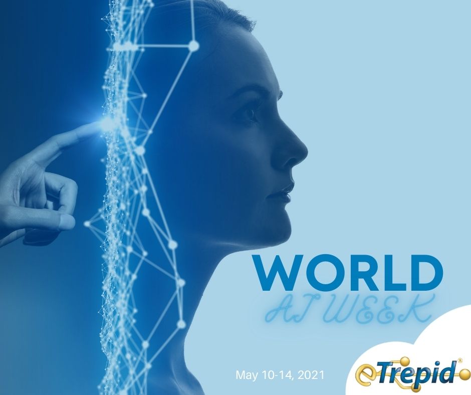 eTrepid's tweet image. This week we celebrate #WorldAIWeek to identify how the world has been revolutionized with Artificial Intelligence. Stay tune for more AI tidbits all week! 

#AI #ArtificialIntelligence #AIWeek # #eTrepid