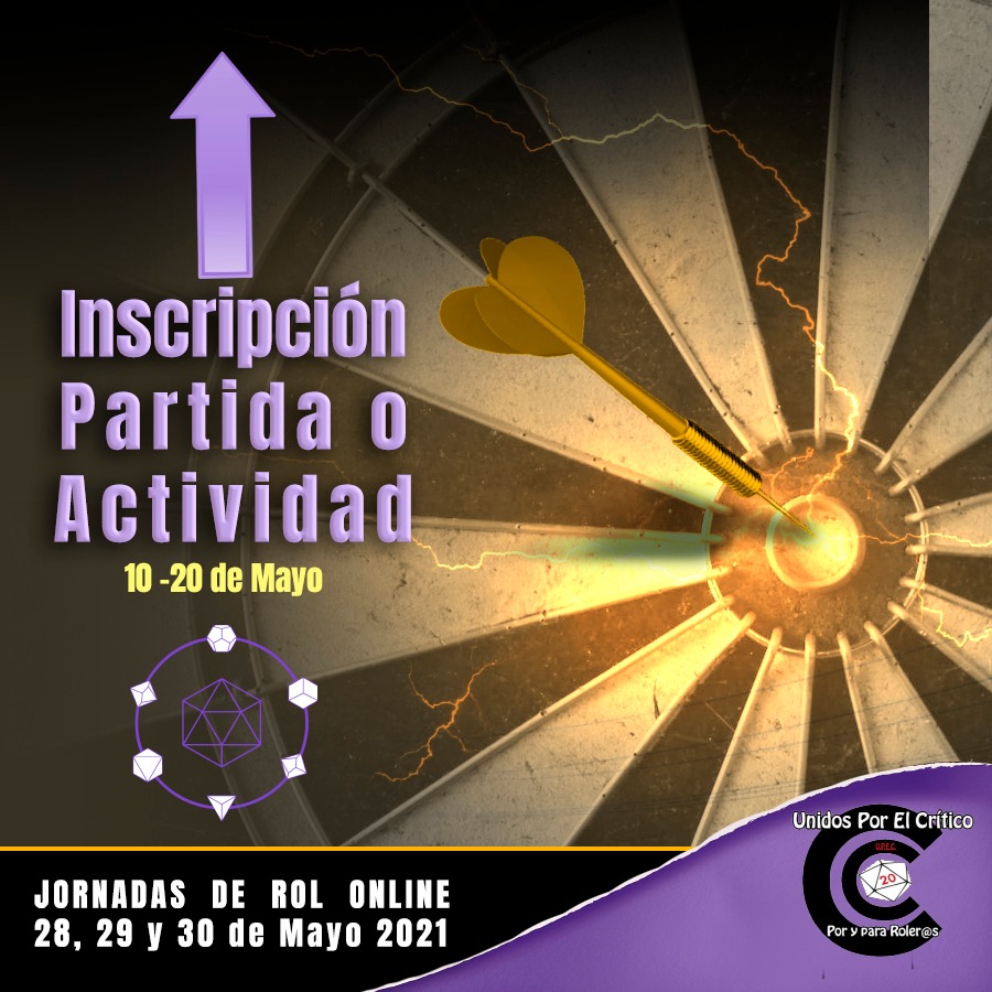 ¡COMIENZAN LAS INSCRIPCIONES!
#jornadasUPEC del 28 al 30 de mayo en nuestro servidor de discord - discord.gg/Pv4PyU9JDR
ABIERTAS INSCRIPCIONES DE PARTIDAS Y ACTIVIDADES (Del 10 al 20 de Mayo)
Partida de Rol - forms.gle/hjMevX88jZHaRt…
Actividades- forms.gle/hXkDzaaKzPxYJA…