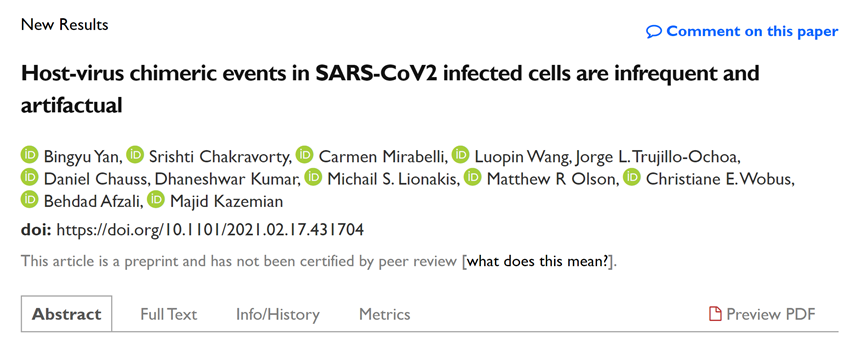 Car j'ai un autre petit papier à vous montrer. Le voici:  https://www.biorxiv.org/content/10.1101/2021.02.17.431704v1Et ce papier...ben c'est con... Il a un titre bien embêtant pour vous 