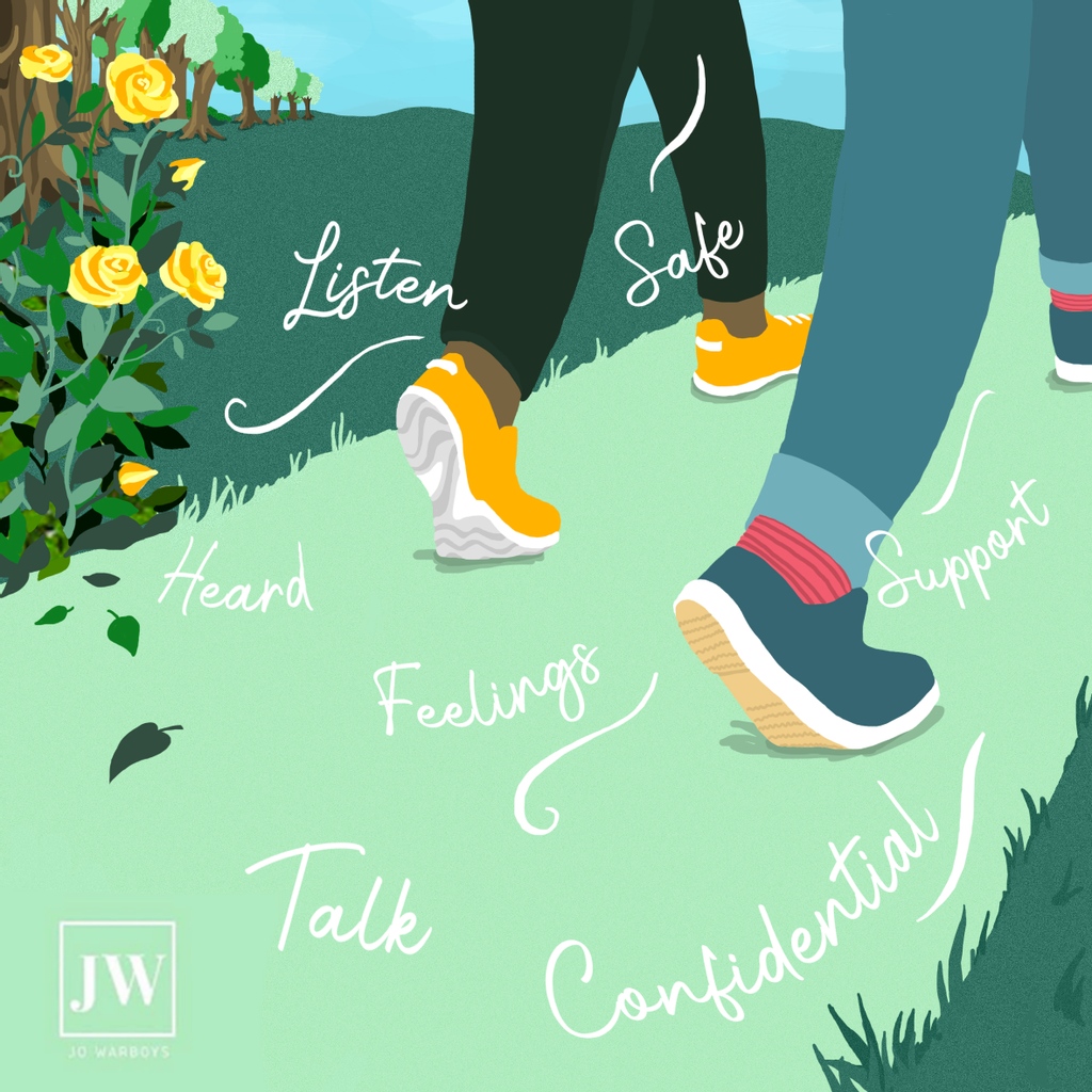 NATURE

#mentalhealthawarenessweek is this week and the focus is nature 🦆🐸🌺🌼🌳

As a #walkandtalk therapist,nature is our therapeutic space
It gives us metaphors, allows us to notice, calms us,surprises us,challenges us,deepens our work.
What does being in nature mean to you?