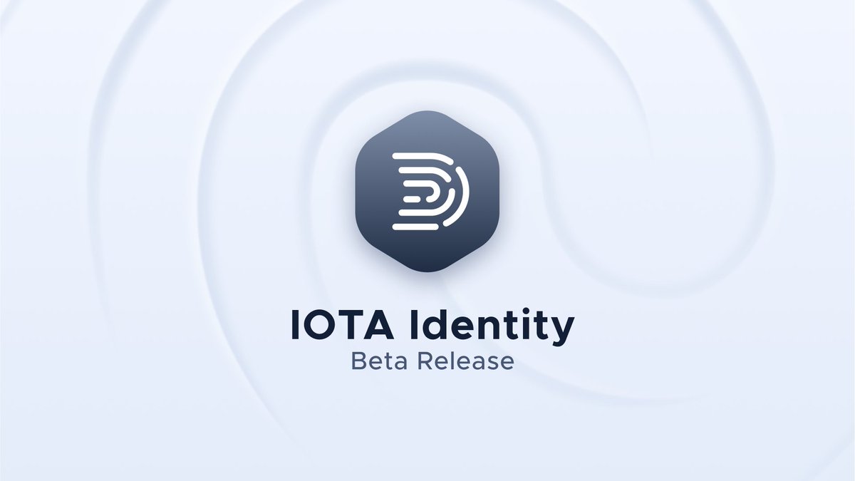 iota's tweet photo. Taking control over your personal #digitalidentity!
We’re thrilled to announce the release of #IOTAIdentity Beta, our approach to Self Sovereign Identity #SSI.

Learn more on the new features introduced on this beta release: https://t.co/4hCTRFlhS1
#IOTA https://t.co/jfsqexrpNN
