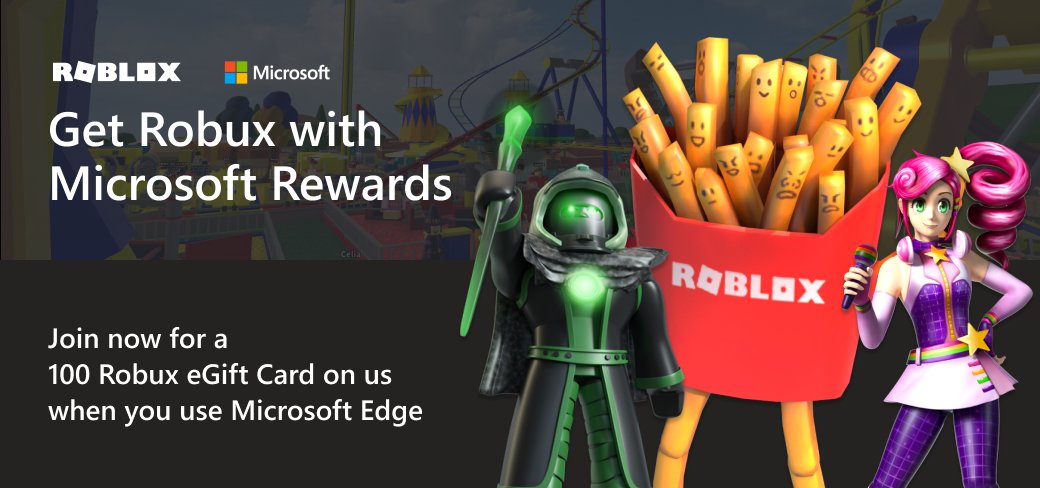 Microsoft rewards - Roblox