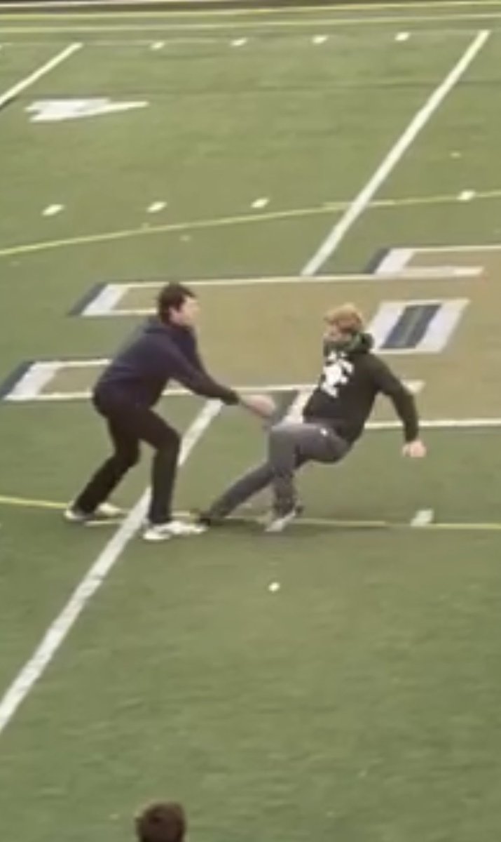 NDCP_NDSL's tweet photo. After further review, Jack Dunne gets in under the tag! https://t.co/9sxJz7xPb3