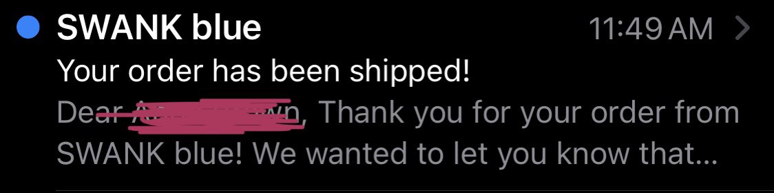 _Naeday's tweet image. @OloriSWANK  is unmatched in quick shipping. I placed the order @ 9:56 pm LAST NIGHT, 11:46am it’s shipped 😩🙌🏽💙