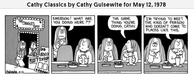some good early Cathy strips 😌 ack!!! 😌 