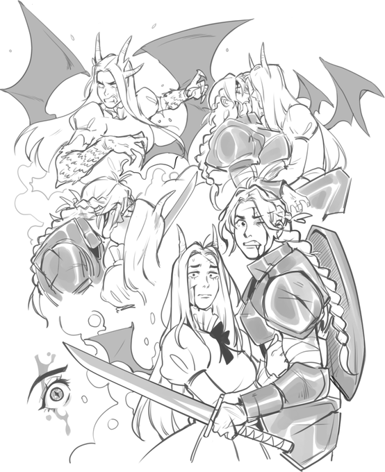 🐲I'll protect you⚔️
#Doodles #art 