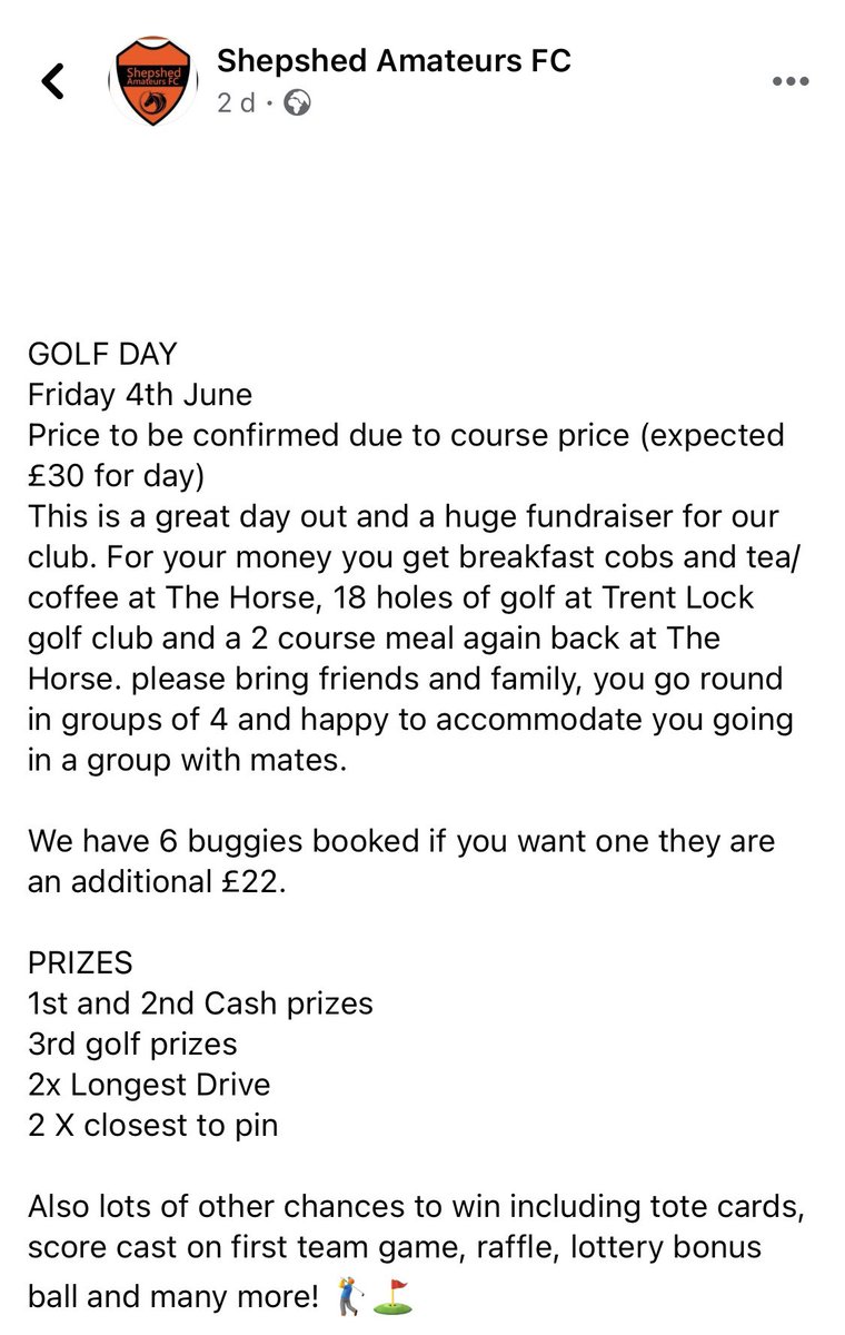 Shepshed Amateurs FC tweet media