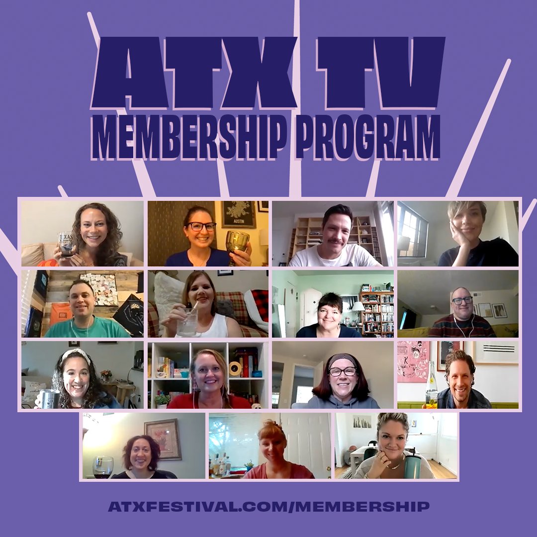 ATXFestival's tweet photo. Did you know you can be part of the #ATXTV Community year-round with virtual coffees, happy hours with ATX TV Panelists, special events, & Watch Clubs? Discounted price if you buy now with your festival badge! #TVTogether
Details & link to join: https://t.co/S8LmnBKED9 https://t.co/GzWy1BX7It
