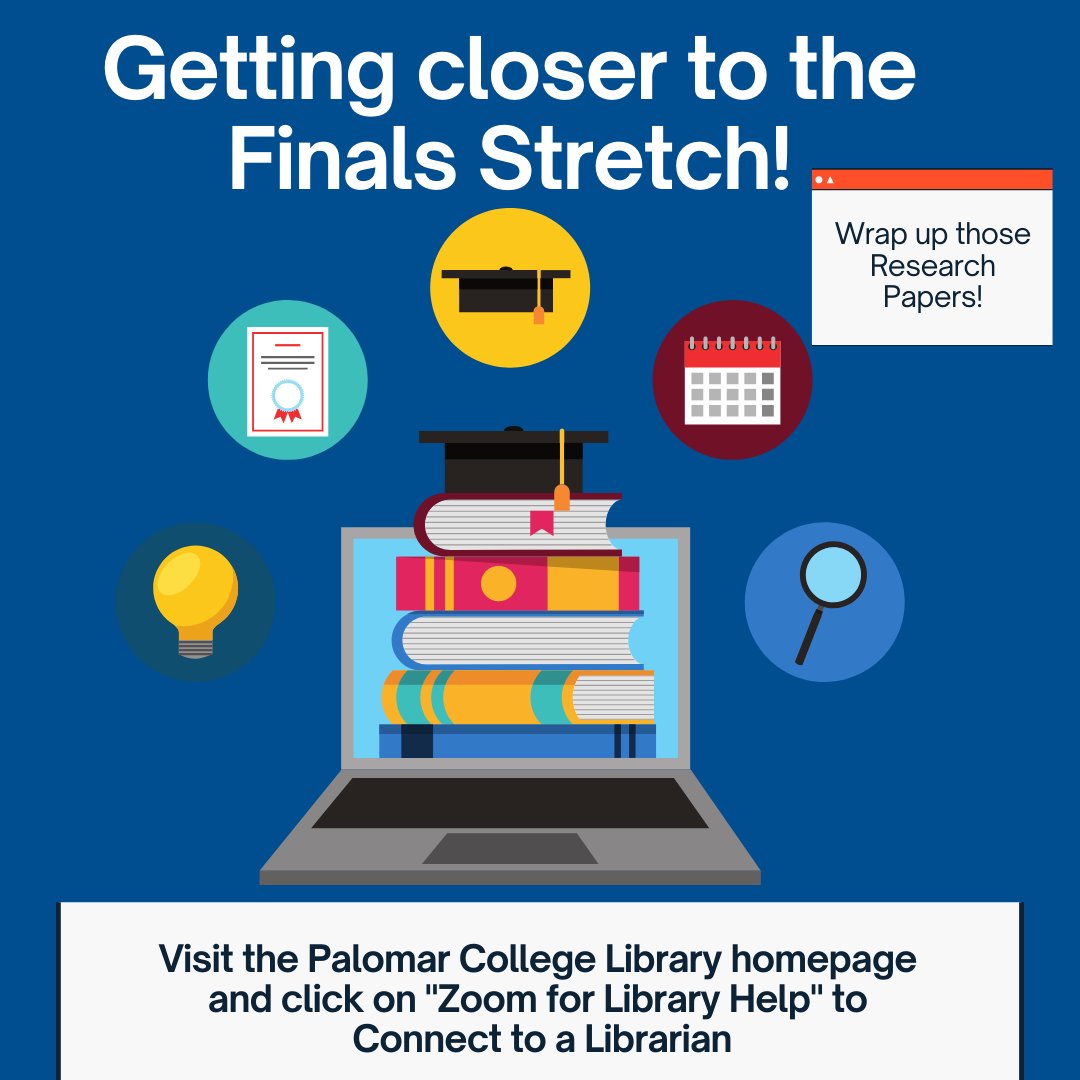 PalomarLibrary's tweet image. Need help with your research?