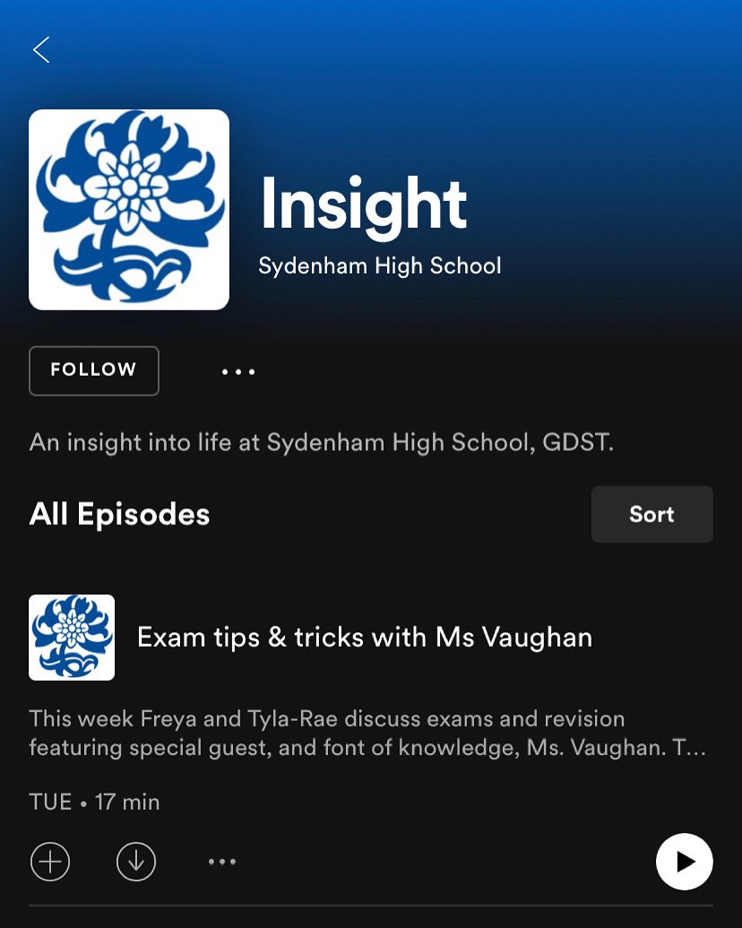You can officially listen to our Insight podcast on Spotify (link in bio)!! As exam season is here, the first episode is filled with our exam tips and tricks ft a special guest Mrs Vaughan! We wish everyone good luck with exams and make sure to follow the podcast for more! 🎉💜