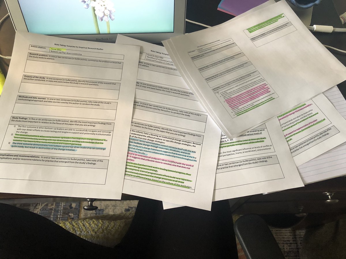 MichelleMSunday's tweet photo. Coding my lit review during my lunch break - one perk of #WFH ! #getittogethersunday #phdlife #phdstudent #phdvoice #worklifealignment #linkinbio👆@PhDVoice https://t.co/boq8wVYnlw