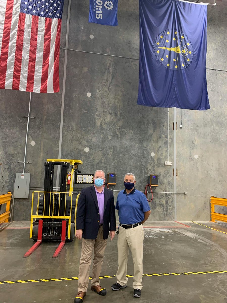 We are happy to have hosted Rep. Larry Bucshon last week at our Evansville facility! Thanks for taking the time to see our manufacturing processes and our part in Operation Warp Speed!

#OperationWarpSpeed #EFPLife #Manufacturing #ProtectivePackaging #Careers #Evansville #Indiana
