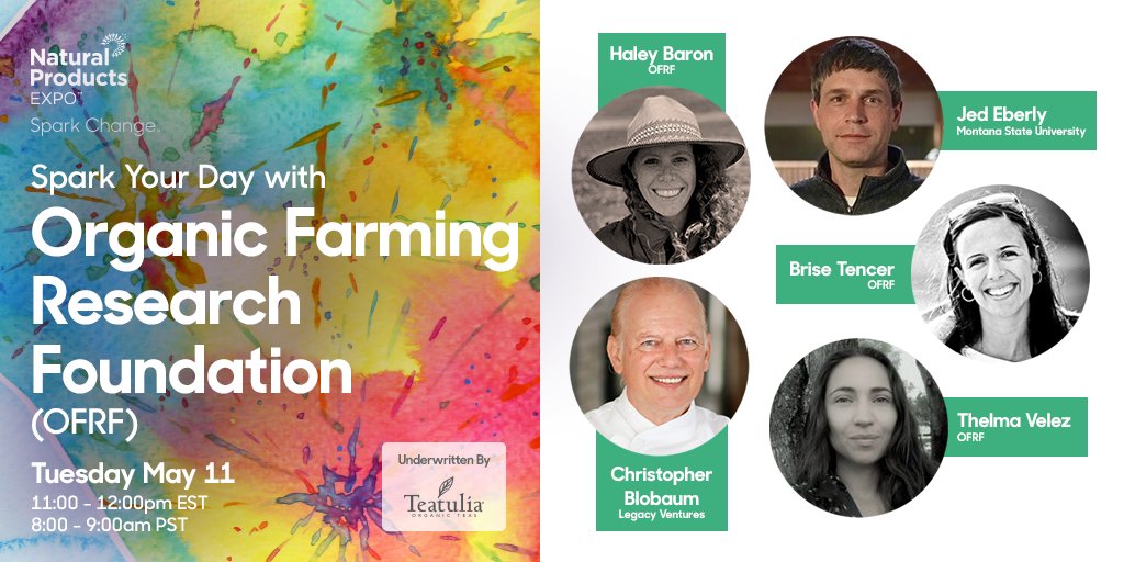 Excited to speak with <a href="/OFRF/">OrganicFarm Research</a> tomorrow about #organic farming and #soilhealth research! Not to mention, there'll be a #lentil cooking demo!! To register: npevirtual.com <a href="/NatProdExpo/">NaturalProductsExpo</a>
