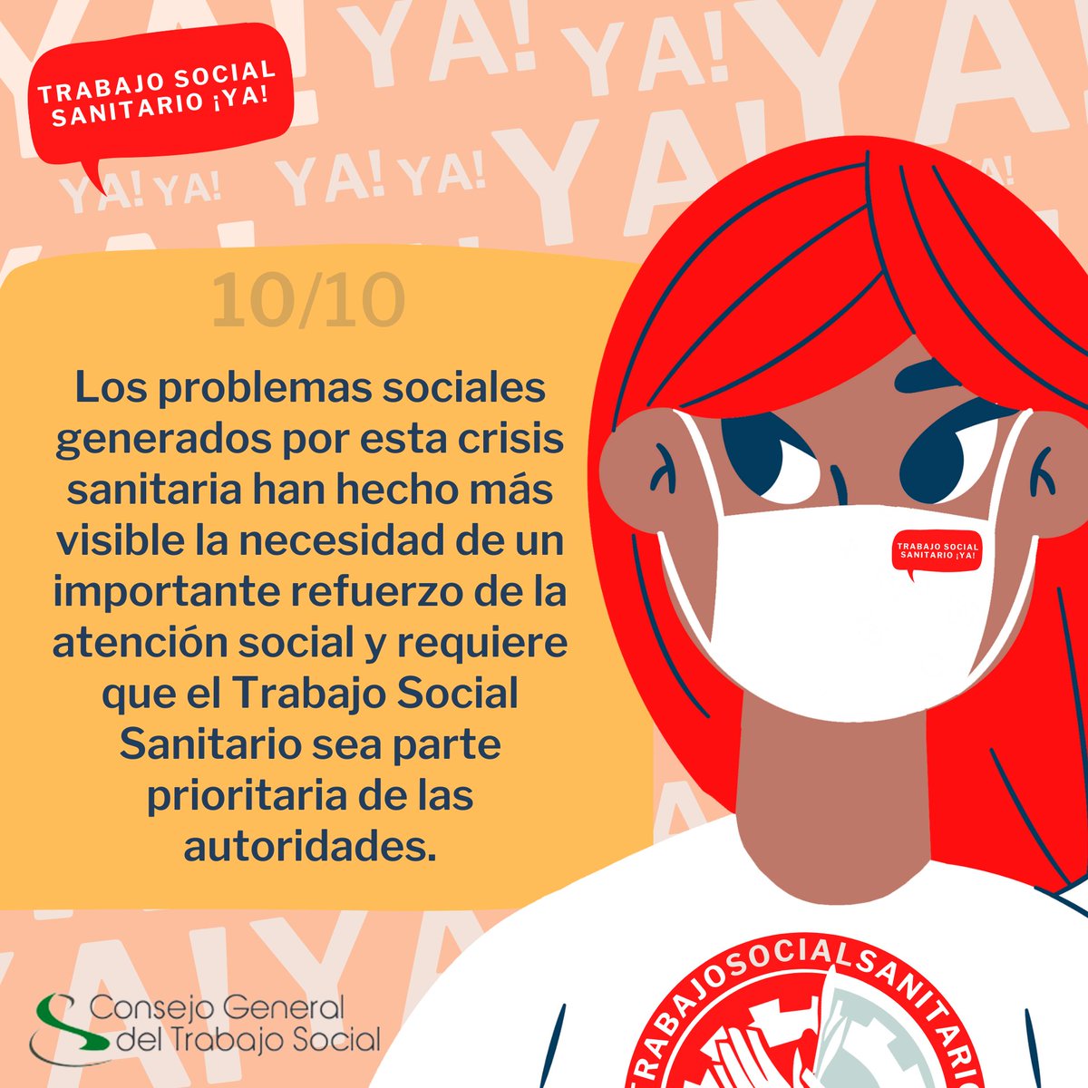 cgtrabajosocial's tweet photo. #TrabajoSocialSanitarioYa|Los problemas sociales generados por esta crisis sanitaria han hecho más visible la necesidad del refuerzo de la atención social, requiriendo ser una prioridad. Firma para apoyar este reconocimiento ante el @sanidadgob➡️ https://t.co/zDf3mU65Ai https://t.co/osNPafe4MM