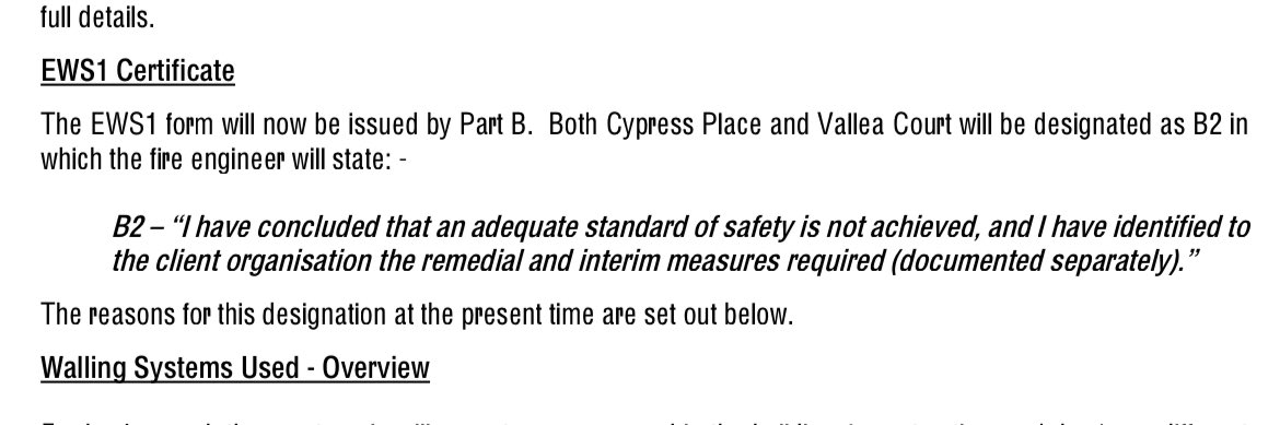So there it is. After our first batch of remediation works were completed this time last year, we've been told that we're still at a B2 rating. More remediation is needed and a second wave of costs coming our way. 

#EndOurCladdingScandal 
#tired